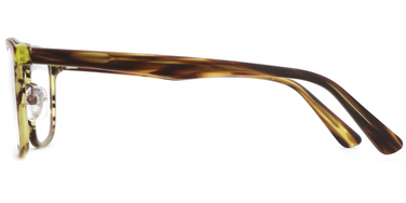 Men Urban Eyeglasses: Wright - Brown Grey - SpecSMART Eye Clinic (Side View)